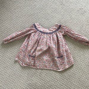 Dondolo floral print smocked tunic